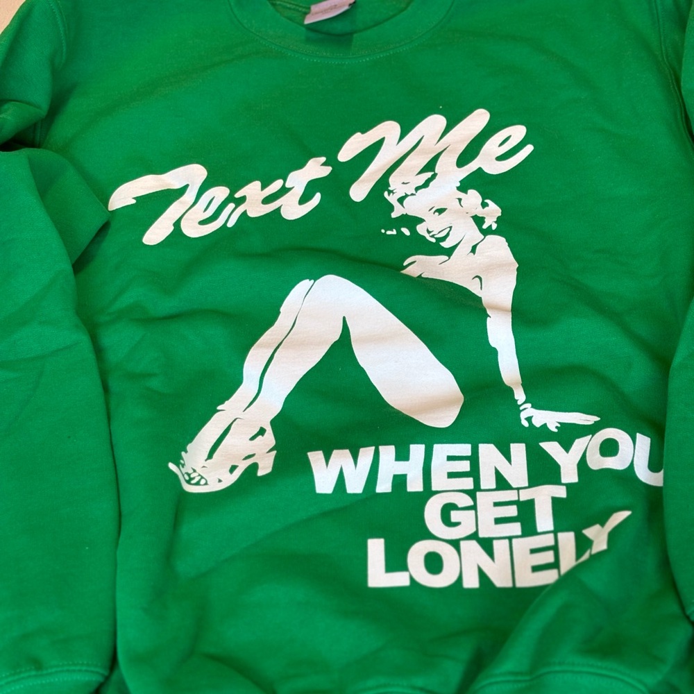 Green Graphic Sweatshirt